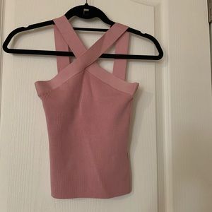 Bebe cross cross tank